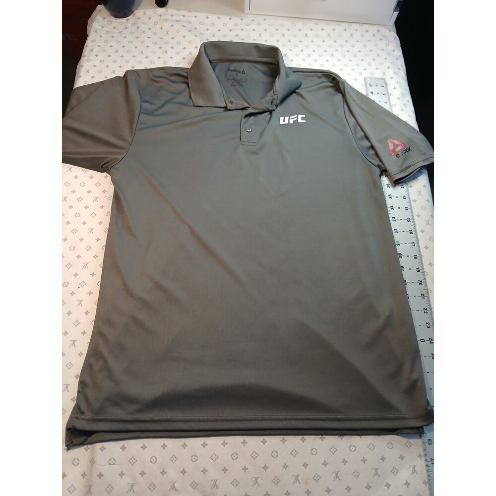 Reebok Red UFC Store Employee Polo Golf Shirt Men’s Size L Large